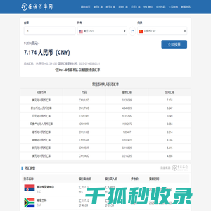 外币换算人民币